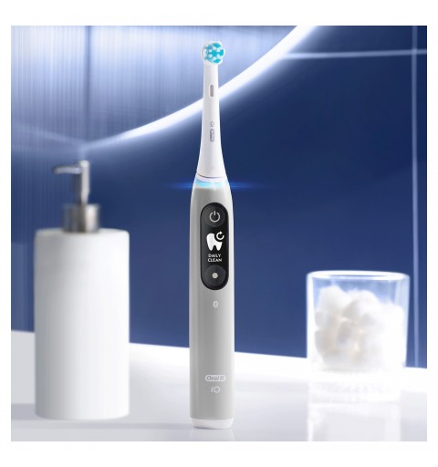 Oral-B iO 80351524 Elektrische Zahnbürste Erwachsener Vibrierende Zahnbürste Grau