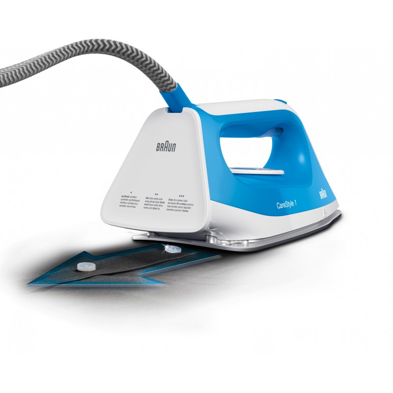 Braun CareStyle 1 IS 1012 BL 2400 W 1,5 l Keramik-Bügelsohle Blau, Weiß