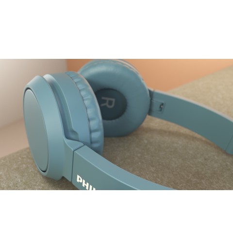 Philips 4000 series TAH4205BL 00 cuffia e auricolare Wireless A Padiglione Musica e Chiamate USB tipo-C Bluetooth Blu