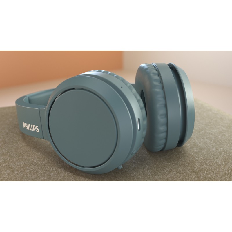 Philips 4000 series TAH4205BL 00 cuffia e auricolare Wireless A Padiglione Musica e Chiamate USB tipo-C Bluetooth Blu