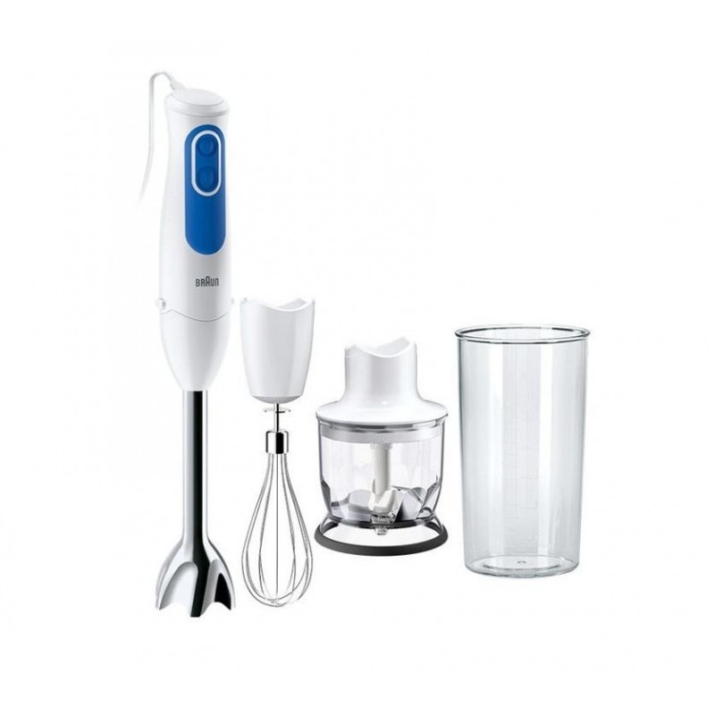 Braun MQ 3025 Spaghetti 600 L Batidora de inmersión 700 W Azul, Blanco