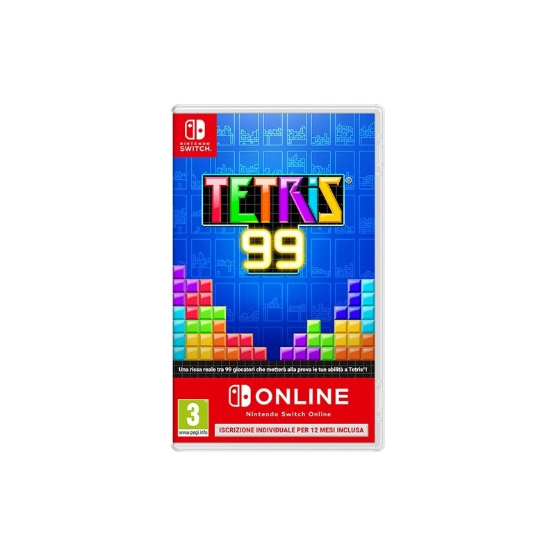 Nintendo Tetris99 + Switch Online 12mesi (SWI) Estándar Nintendo Switch
