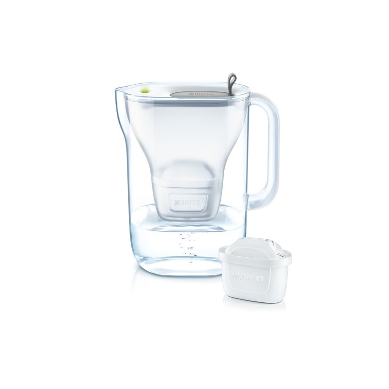 Brita Style Filtre à eau pour carafe 2,4 L Gris, Transparent