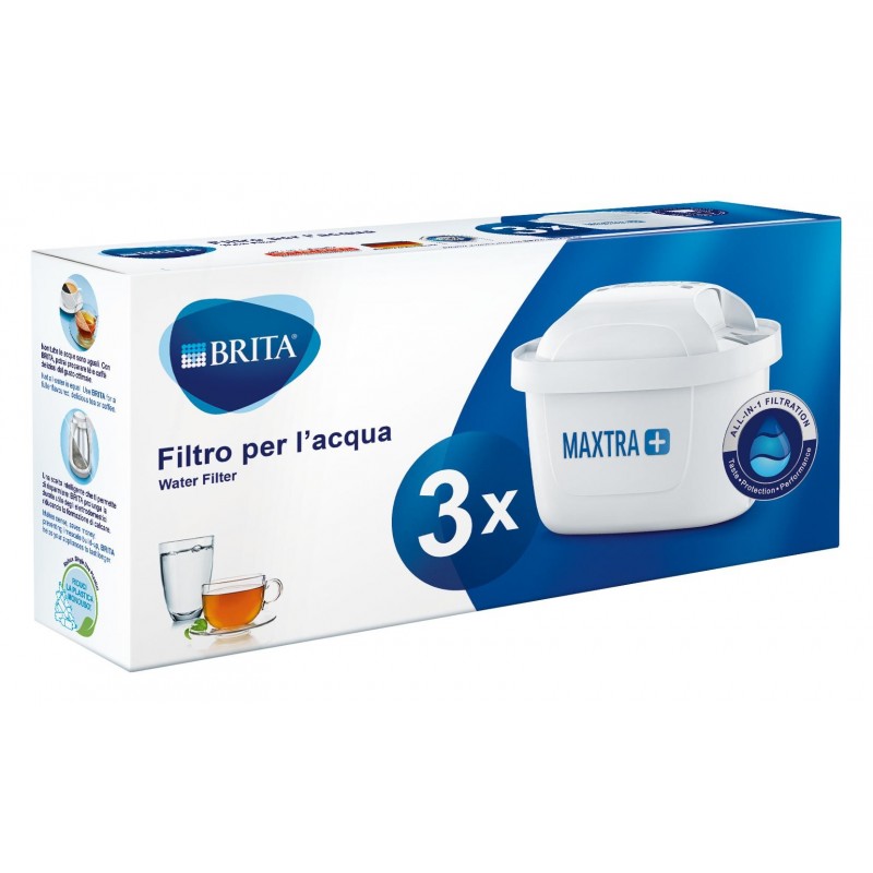 Brita Filtri per acqua MAXTRA+ Pack 3 - per 3 mesi di filtrazione