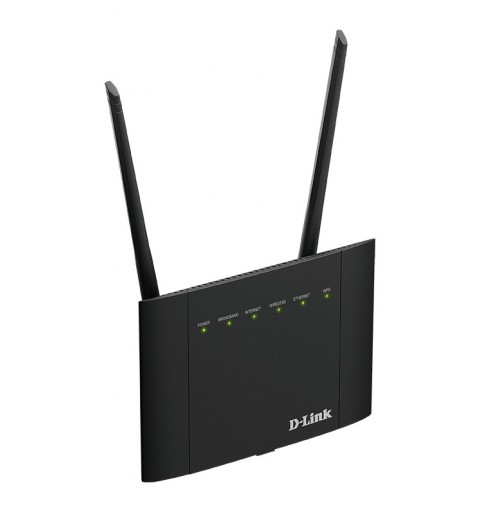 D-Link DSL-3788 wireless router Gigabit Ethernet Dual-band (2.4 GHz 5 GHz) 4G Black