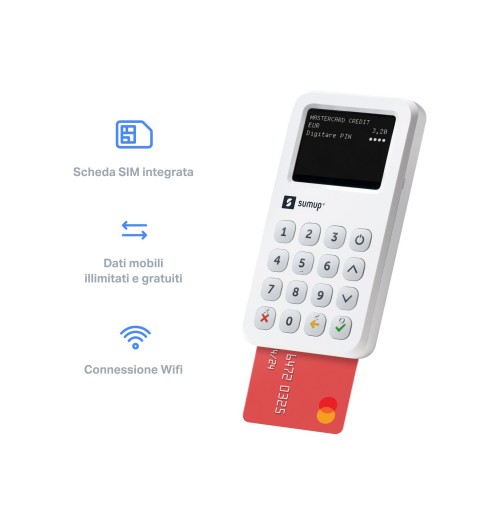 SumUp Lettore di Carte 3G