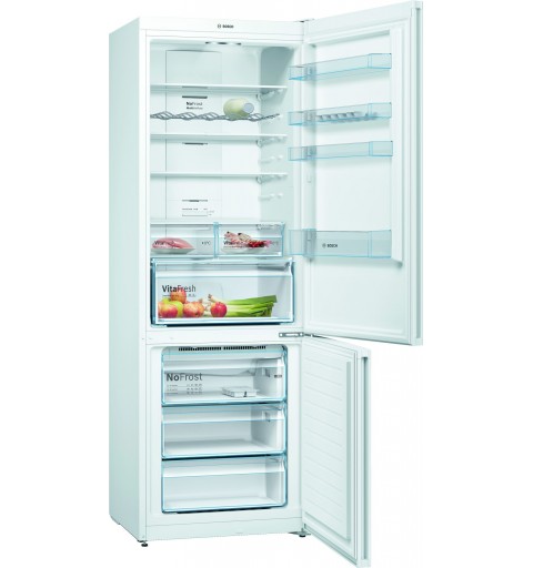 Bosch Serie 4 KGN49XWEA Kühl- und Gefrierkombination Freistehend 438 l E Weiß