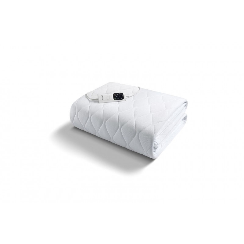 Imetec 16728 manta eléctrica y almohadilla Calentador de cama eléctrico 150 W Blanco Tela
