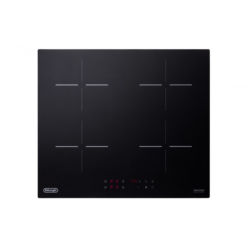 De’Longhi YLI 60 hobs Negro Integrado 59 cm Con placa de inducción 4 zona(s)