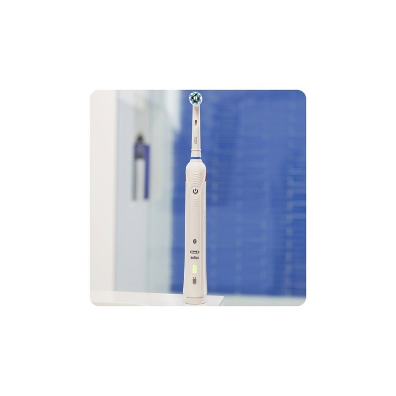 Oral-B SmartSeries Smart 4 4100S Adulte Brosse à dents rotative oscillante Blanc