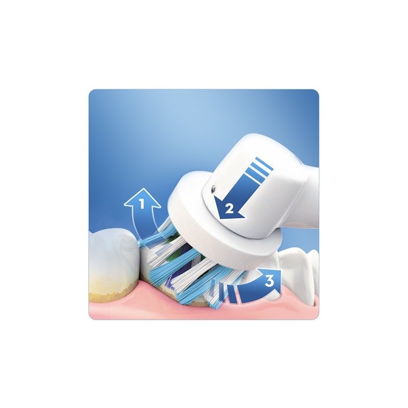 Oral-B SmartSeries Smart 4 4100S Erwachsener Rotierende-vibrierende Zahnbürste Weiß