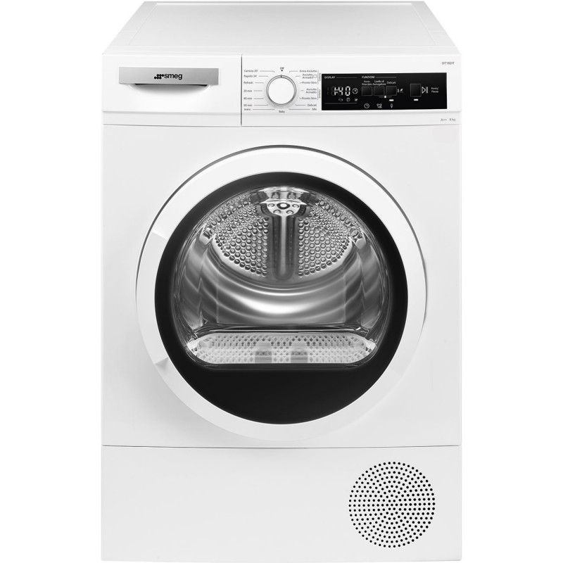 Smeg DT182IT secadora Independiente Carga frontal 8 kg A++ Blanco