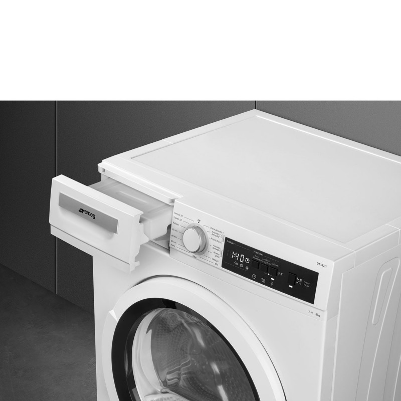 Smeg DT182IT secadora Independiente Carga frontal 8 kg A++ Blanco