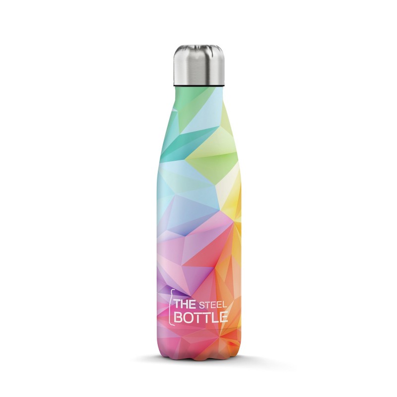 The Steel Bottle Art Series Bicicleta, Uso diario, Fitness, Senderismo, Deportes 500 ml Acero inoxidable Multicolor