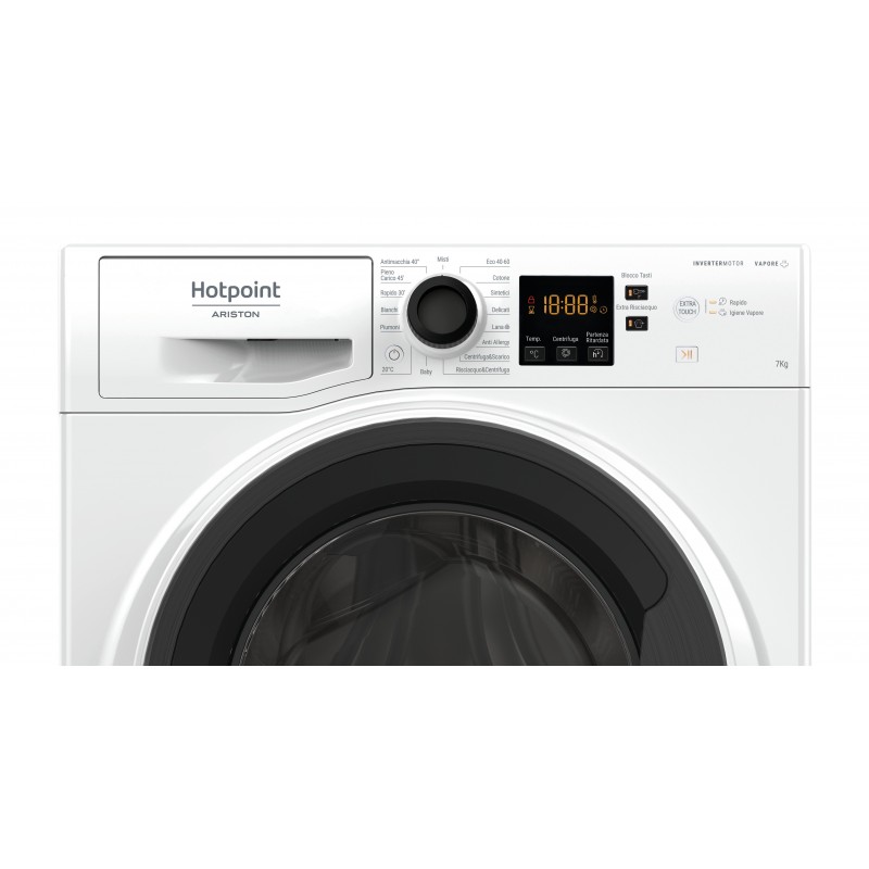 Hotpoint NF723WK IT N lavatrice Caricamento frontale 7 kg 1200 Giri min D Bianco