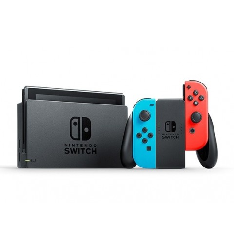 Nintendo Switch V2 2019 console da gioco portatile 15,8 cm (6.2") 32 GB Wi-Fi Nero, Blu, Rosso