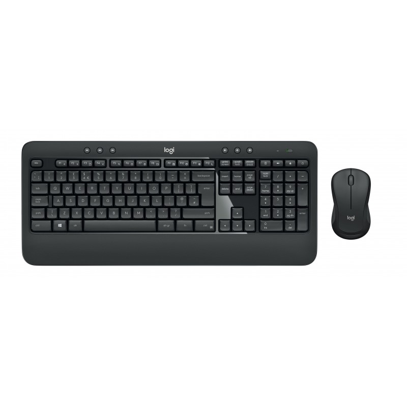 Logitech MK540 ADVANCED Wireless Keyboard and Mouse Combo clavier USB QWERTY Italien Noir, Blanc