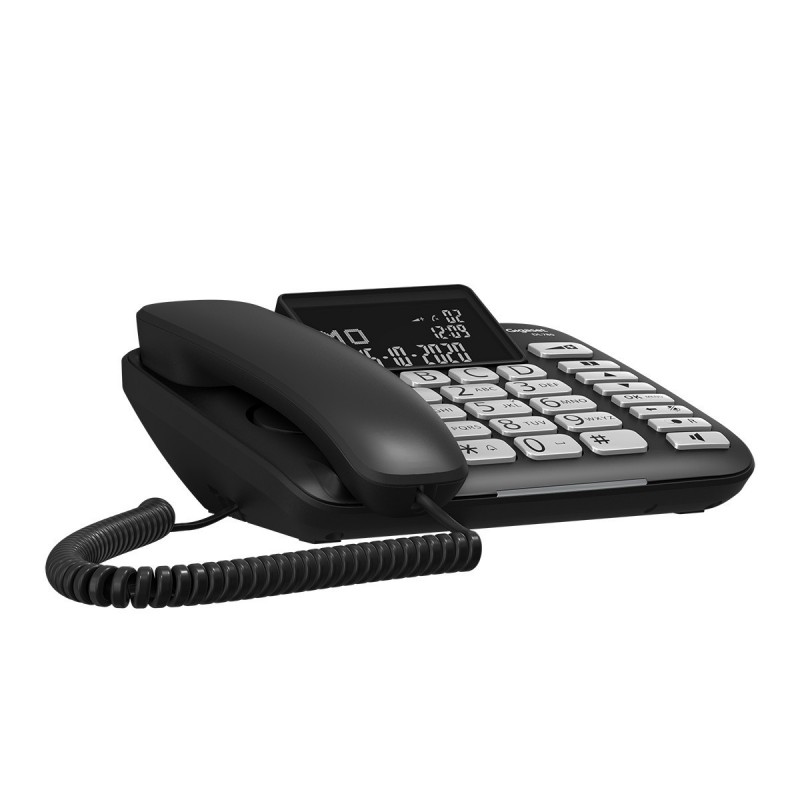 Gigaset DL780 Plus Analoges DECT-Telefon Anrufer-Identifikation Schwarz