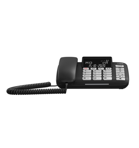 Gigaset DL780 Plus Analoges DECT-Telefon Anrufer-Identifikation Schwarz