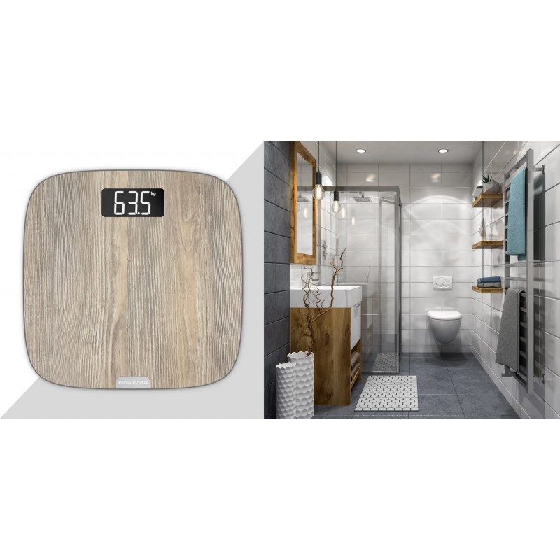 Rowenta BS1600 báscula de baño Plaza Madera Báscula personal electrónica