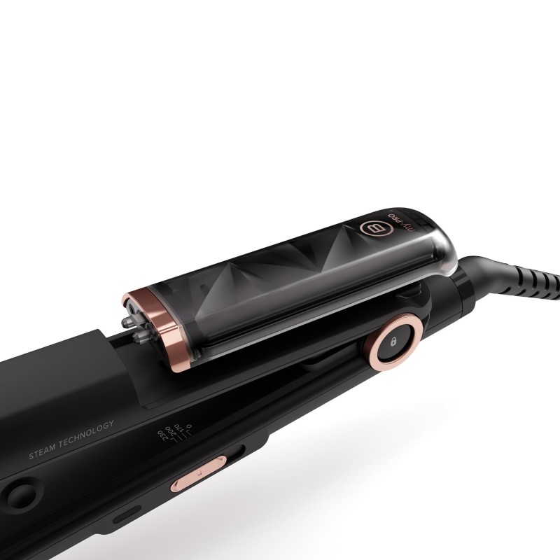 Bellissima My Pro Steam B28 100 Fer à lisser Vapeur Noir 1,8 m