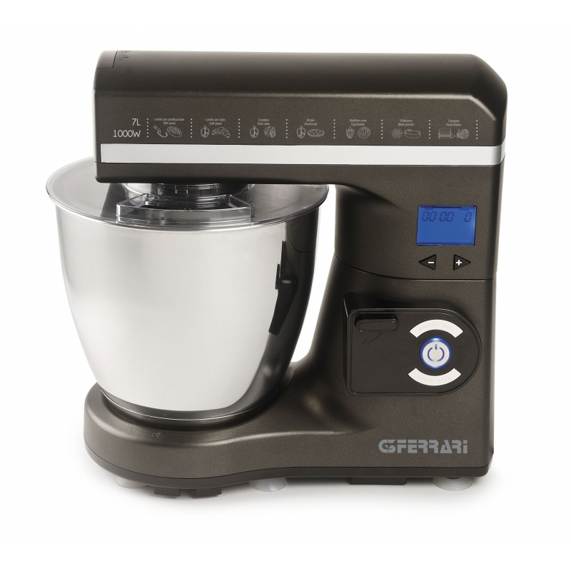 G3 Ferrari Pastaio food processor 1500 W 7 L Black, Stainless steel