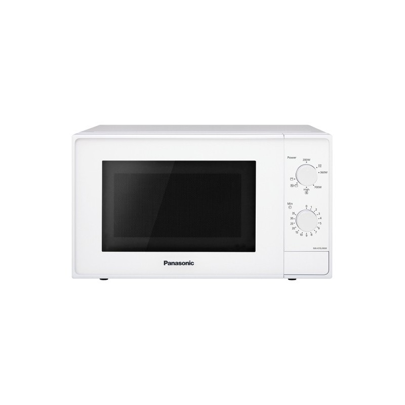 Panasonic NN-K10J Forno Microonde con Grill 20 Litri 800W Bianco Programmatore Meccanico