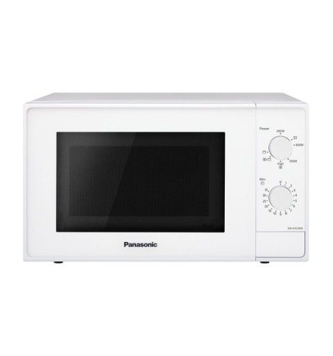 Panasonic NN-K10J Forno Microonde con Grill 20 Litri 800W Bianco Programmatore Meccanico