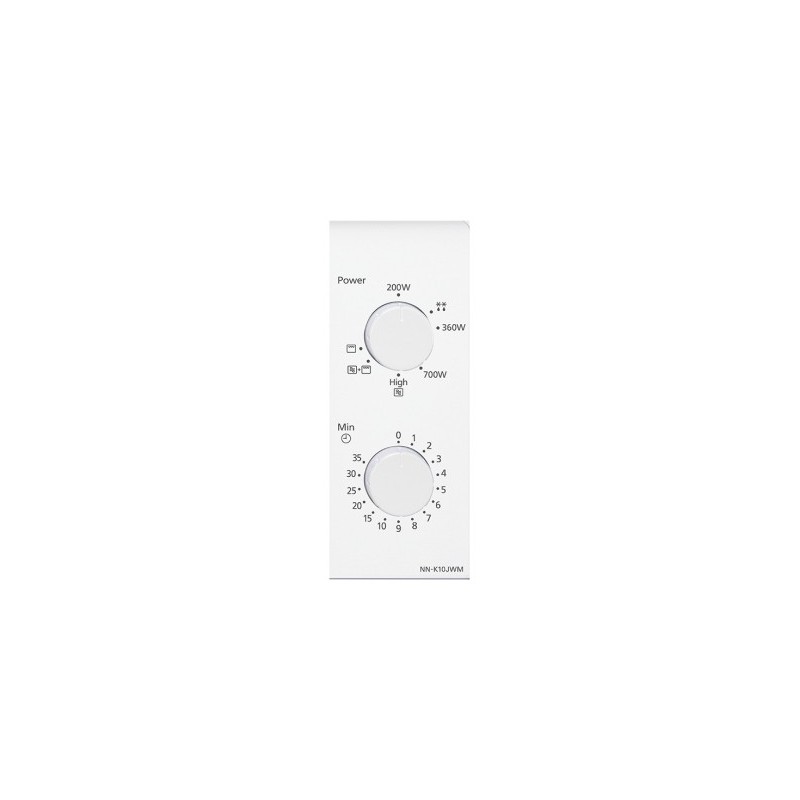 Panasonic NN-K10J Forno Microonde con Grill 20 Litri 800W Bianco Programmatore Meccanico