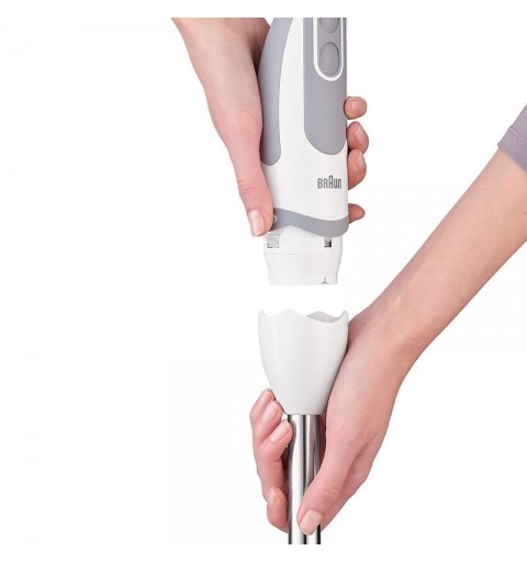 Braun MQ 5235 WH 0,5 l Kochmixer 1000 W Grau, Weiß