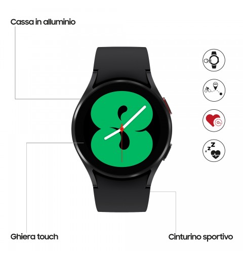 Samsung Galaxy Watch 4 40mm 3,05 cm (1.2 Zoll) SAMOLED Schwarz GPS
