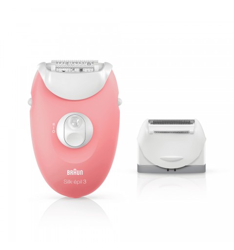 Braun Silk-épil 3 81683691 depiladora 20 pinzas Rosa, Blanco