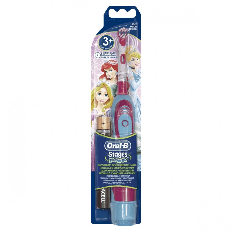 Oral-B 400KIDS spazzolino elettrico Bambino Spazzolino rotante Blu, Rosso