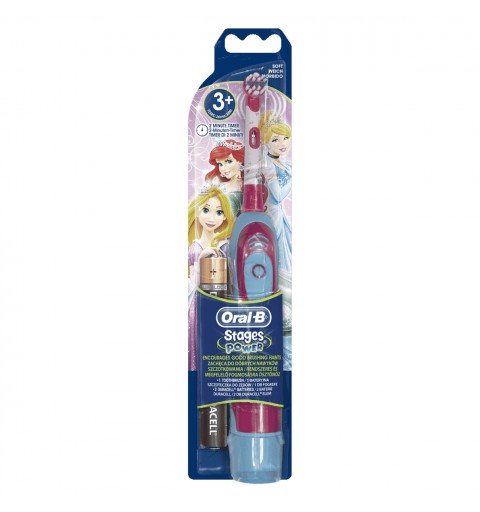 Oral-B 400KIDS spazzolino elettrico Bambino Spazzolino rotante Blu, Rosso