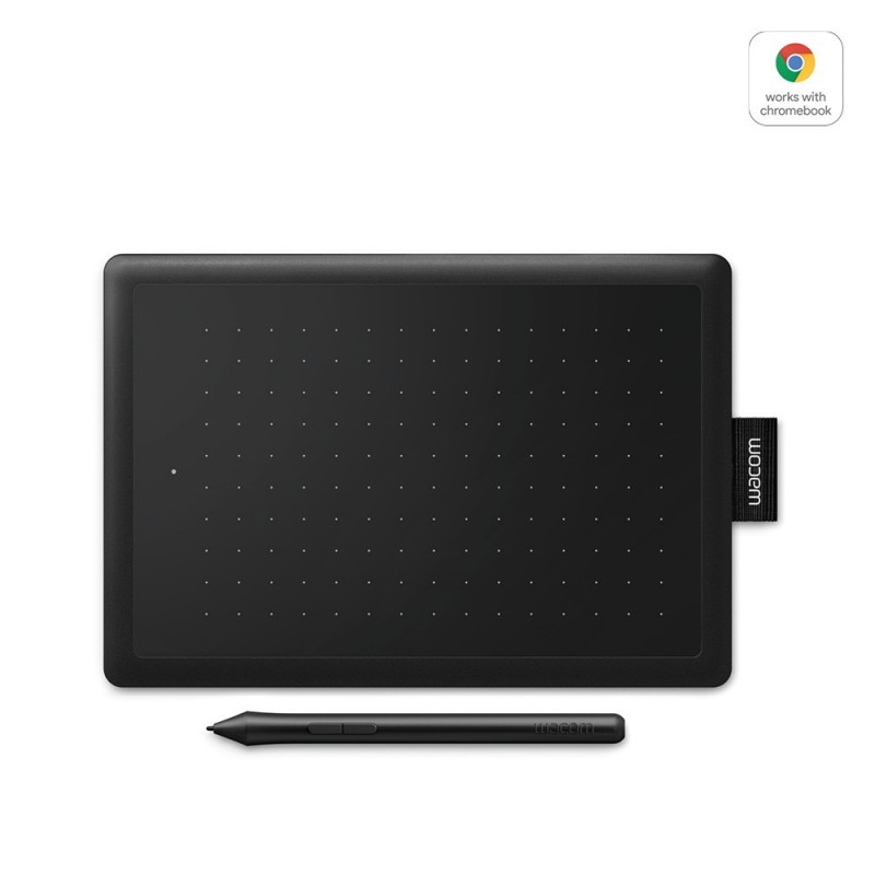 Wacom One by Small graphic tablet Black 2540 lpi 152 x 95 mm USB