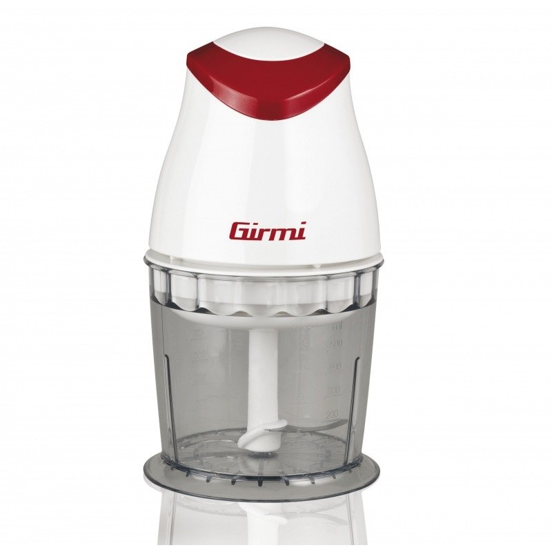 Girmi TR01 hachoir électrique 0,5 L 350 W Rouge, Transparent, Blanc