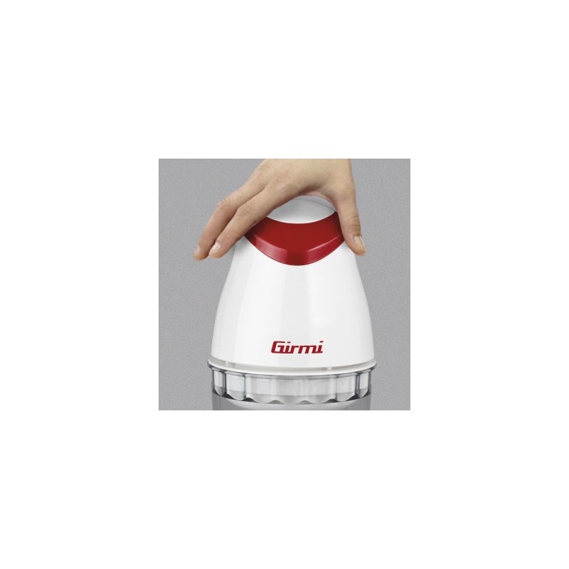 Girmi TR01 Elektrischer Essenszerkleinerer 0,5 l 350 W Rot, Transparent, Weiß