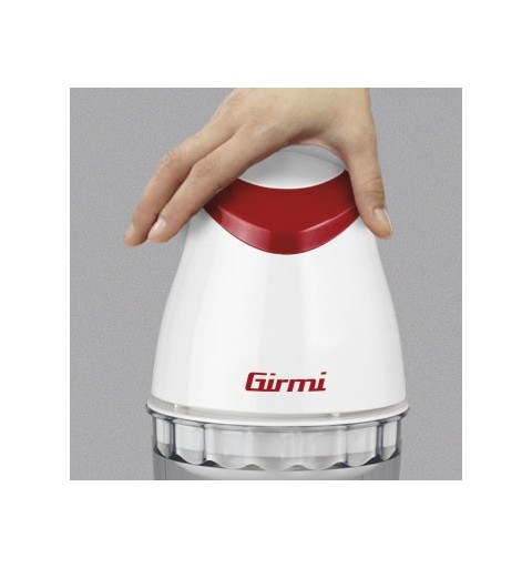 Girmi TR01 hachoir électrique 0,5 L 350 W Rouge, Transparent, Blanc