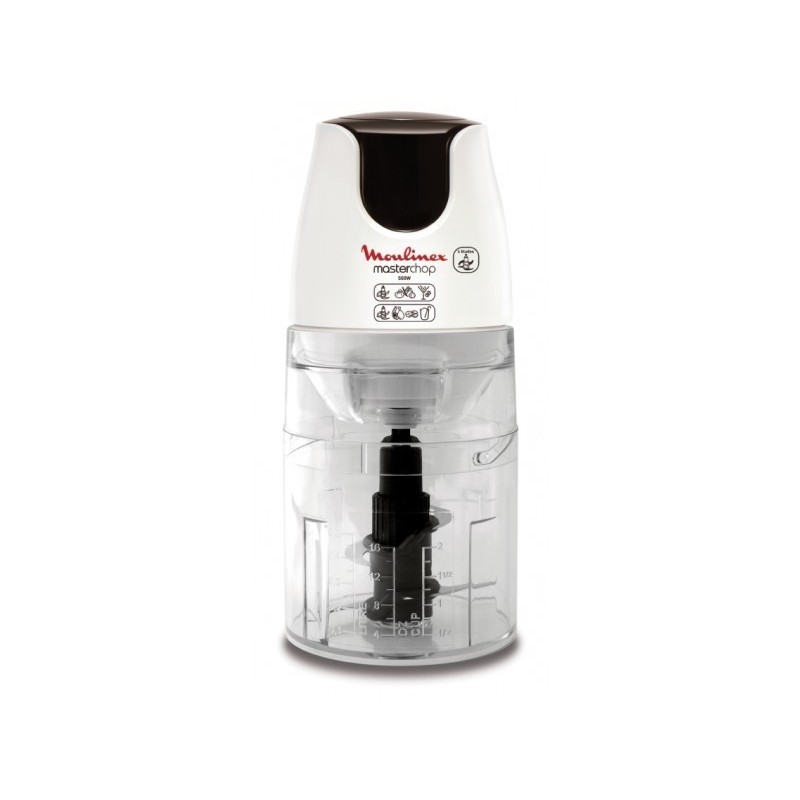 Moulinex DJ450B 0,5 L Batidora de vaso 500 W Negro, Blanco