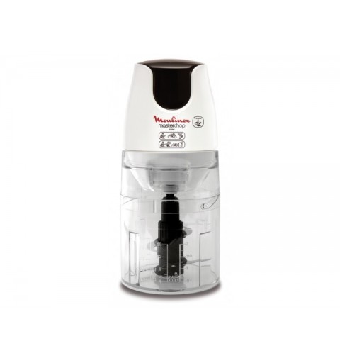 Moulinex DJ450B 0,5 L Batidora de vaso 500 W Negro, Blanco