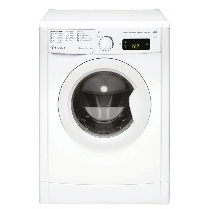 Indesit EWE 81283 W IT N Waschmaschine Frontlader 8 kg 1200 RPM D Weiß