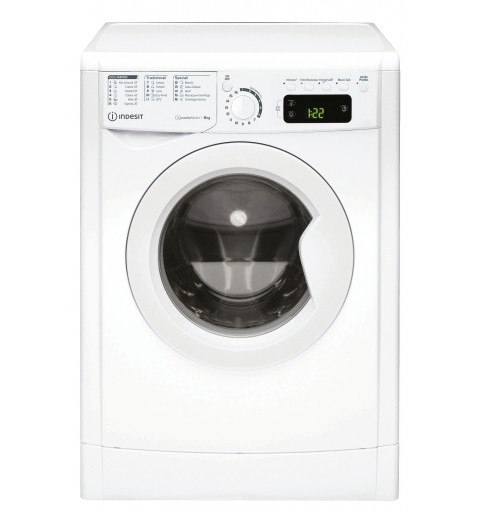 Indesit EWE 81283 W IT N Waschmaschine Frontlader 8 kg 1200 RPM D Weiß