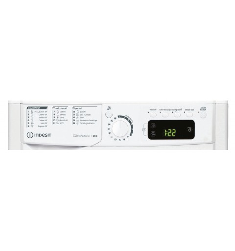 Indesit EWE 81283 W IT N lavadora Carga frontal 8 kg 1200 RPM D Blanco