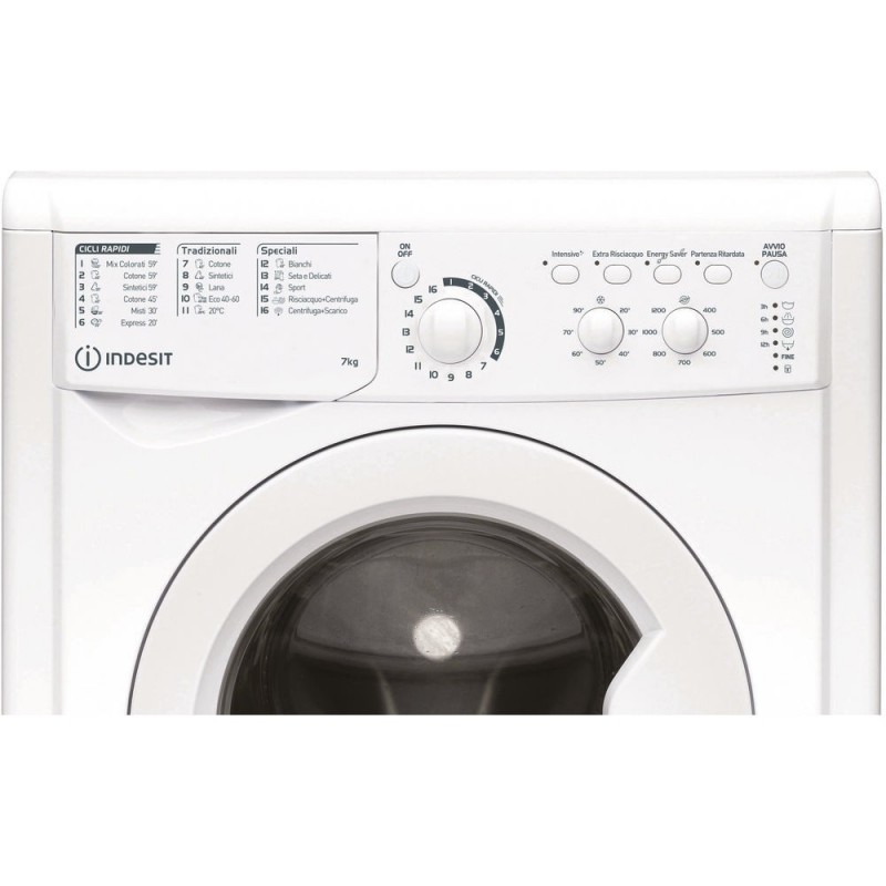 Indesit EWC 71252 W IT N lavatrice Caricamento frontale 7 kg 1200 Giri min E Bianco