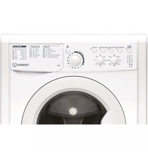 Indesit EWC 71252 W IT N machine à laver Charge avant 7 kg 1200 tr min E Blanc