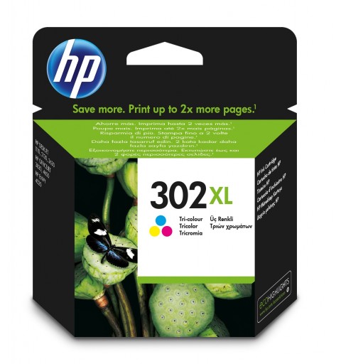 HP Original 302XL Cyan Magenta Gelb Druckerpatrone mit hoher Reichweite