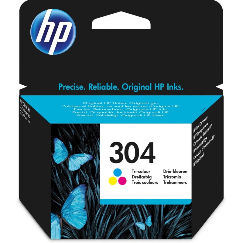 HP Cartucho de tinta Original 304 tricolor