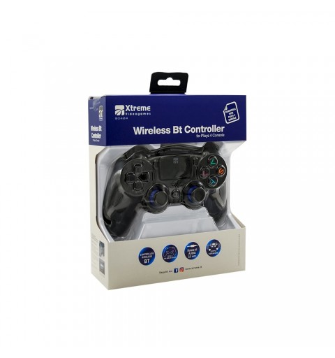Xtreme Wireless BT Controller Black 3.5 mm Gamepad Analogue Digital PlayStation 4