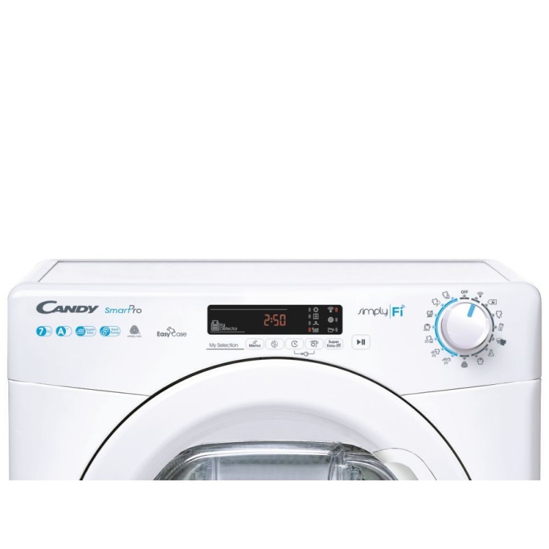 Candy EYE H8A2L-S sèche-linge Autoportante Charge avant 8 kg A++ Blanc