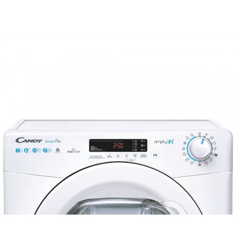 Candy Smart Pro CSO4 H7A1DE-S sèche-linge Autoportante Charge avant 7 kg A+ Blanc